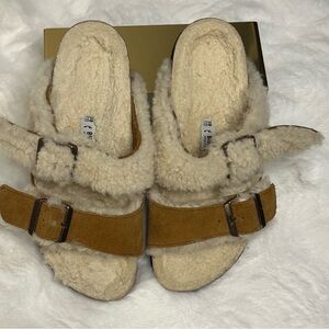 Birkenstock Arizona Split Teddy Shearling